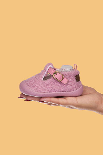 Mumenim Togo Girls' and Baby's Pink Daily Ballet Shoes - Orthopedic, Non-Slip Comfortable and Flexible Sole