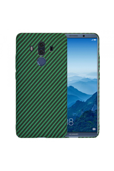Huawei Husa pentru Mate 10 Pro, Techsuit, Carbonite FiberShell, Verde