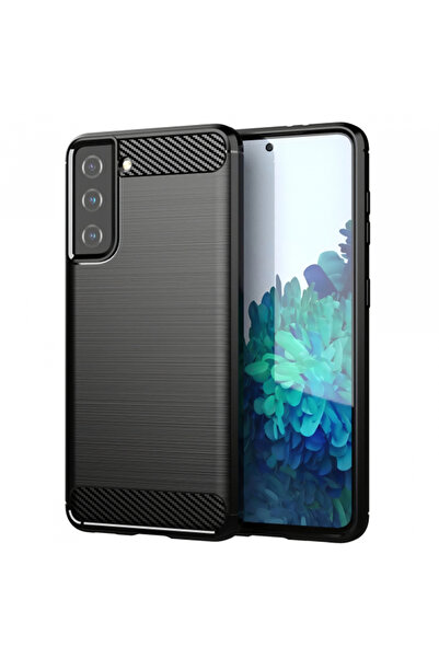 Samsung Husa pentru Galaxy S21 5G G991, OEM, Carbon, Neagra