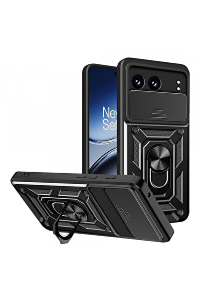 Oneplus Husa pentru Nord 4, Techsuit, CamShield, Neagra