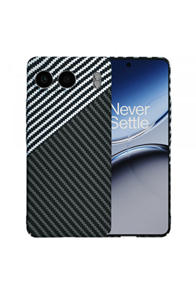Oneplus Nord 4 Case, Techsuit, Carbonite FiberShell, Black Grey