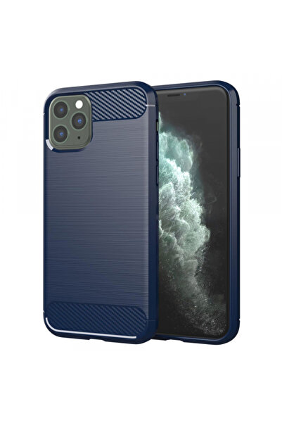 Apple Case for iPhone 11 Pro Max, Techsuit, Carbon, Blue