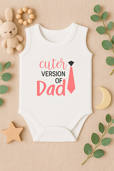 SVART WEAR Sürpriş Hamile Printed 100% Cotton Baby Bodysuit Badi Body with Sn...