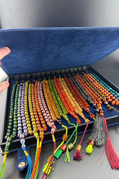 Jewel 15 قطعة من مسبحة التسبيح مع صندوق خاص للجمع، مسبحة للتسبيح والتأمل