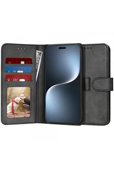 HONOR Husa pentru Magic7 Pro, Techsuit, Diary Book, Neagra