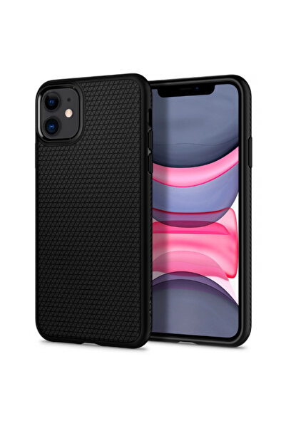 Apple Husa pentru iPhone 11, Spigen, Liquid Air, Neagra