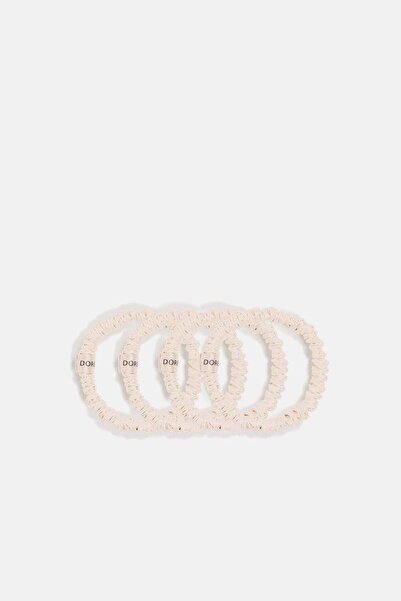 DORE & ROSE Şampanya %100 Dut İpeği Saç Tokası Seti