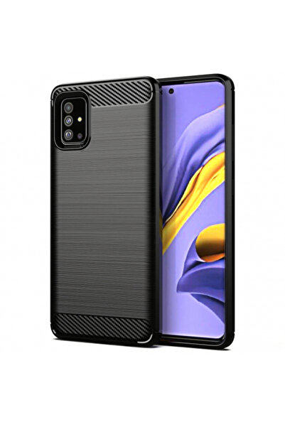 Samsung Husa pentru Galaxy A51 A515, OEM, Carbon, Neagra