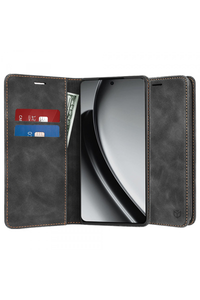 realme Husa pentru GT 6T / GT 6, Techsuit, Confy, Neagra