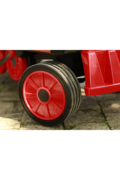 Kinderauto Trenuleț electric pentru 2 copii - Roșu, 12V 90W