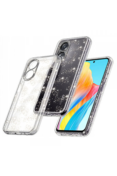 OPPO Husa pentru A58 4G, Techsuit, SparkleSkin, Transparenta