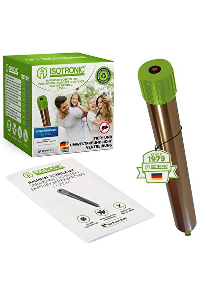 Pest x Defend GoldFinger XXL – Repelent solar de vibrații împotriva șerpilor, cârtițelor, furnicilor și rozătoarelor