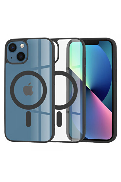 Apple Husa MagSafe pentru iPhone 13, Techsuit, Pro, Neagra