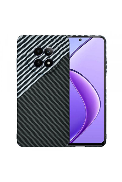 realme Case for 12x / 12, Techsuit, Carbonite FiberShell, Black Grey