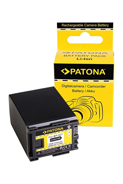 Patona Battery for CANON BP-827 FS10 FS100 FS11 FS200 FS21 FS21 FS22 iVIS FS1...