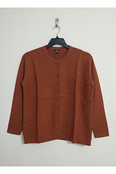 nacar çarşı Pulover casual pentru femei și mamă – Guler rotund simplu, croial...