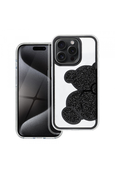 Apple Husa pentru iPhone 11, OEM, Teddy Bear, Neagra