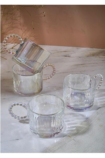 PİNK DESİGN KİTCHEN Lüster 6-Person Coffee Cup Set 100 ml