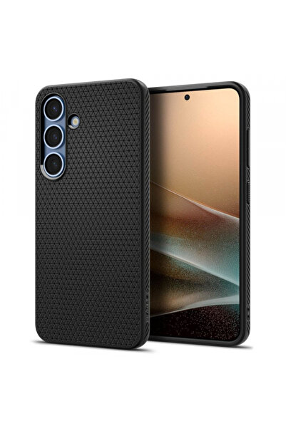 Samsung Θήκη για Galaxy S25 S931, Spigen, Liquid Air, Μαύρη ACS09000