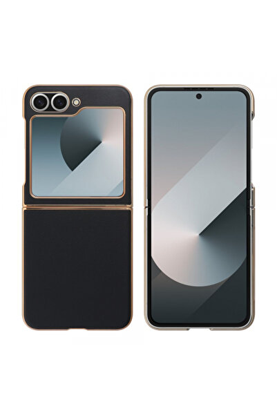 Samsung Husa pentru Galaxy Z Flip7 FE F761 / Z Flip6 F741, OEM, Vouge, Neagra