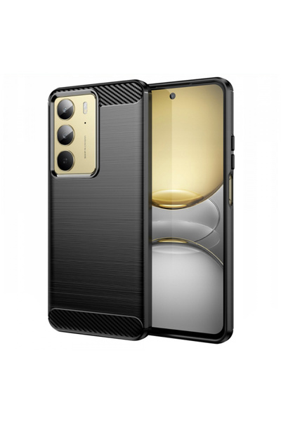 realme Husa pentru C75 / 14x, Techsuit, Carbon, Neagra