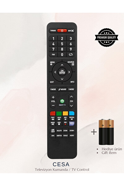 ONVO A+ Kalite TV KUMANDASI PİL HEDİYE BEİNTUŞLU
