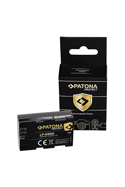 Patona Baterie protectoare LP-E6NH 2250mAh compatibilă cu Canon EOS 5D 6D 7D 80D -13435