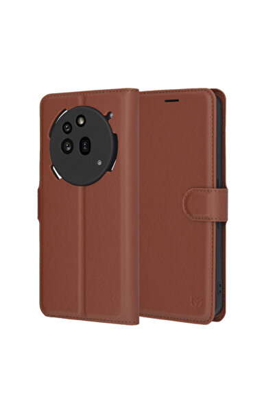 NOTHING Phone Case (3a) Pro, Techsuit, Leather Folio, Brown