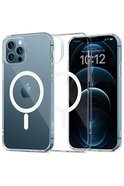 Apple Husa MagSafe pentru iPhone 12 / 12 Pro, Tech-Protect, Flexair, Transpar...