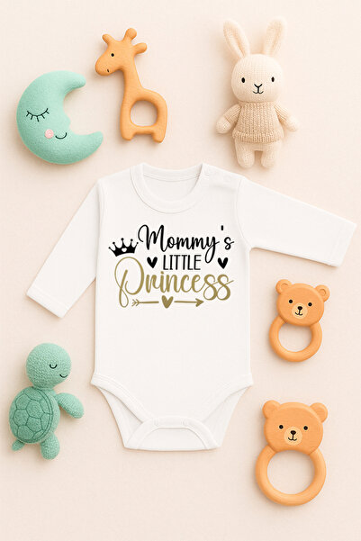 SVART WEAR Sürpriş Hamile Printed 100% Cotton Baby Bodysuit Badi Body with Sn...