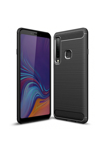 Samsung Husa pentru Galaxy A7 (2018) A750, Forcell, Carbon, Neagra