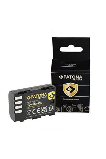 Patona Baterie protectoare DMW-BLF19 2600mAh, înlocuire Panasonic DMC-GH3 GH4 GH5-12255