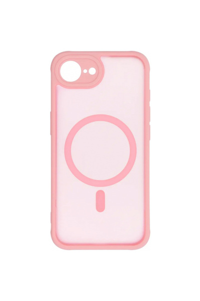Apple Husa MagSafe pentru iPhone 16e, OEM, Matte Mag, Roz