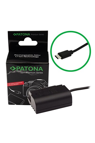 Patona Baterie fictivă cu USB-C Premium DMW-BLK22 pentru Panasonic - 9416