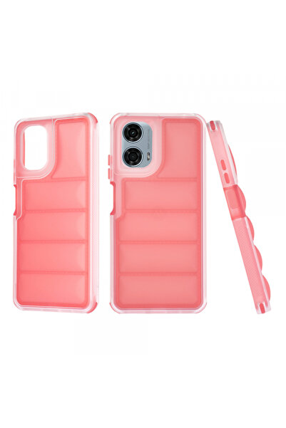 Motorola Moto G24 Power Case, Techsuit, Wave Shield, Red