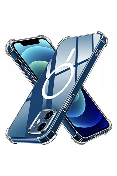 Apple Husa MagSafe pentru iPhone 12, Techsuit, Shockproof, Transparenta