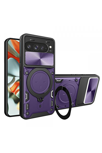 Google Husa pentru Pixel 9 Pro XL, Techsuit, CamGuard Pro, Mov