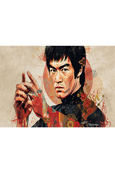 VIODESIGN Fototapet Copii, autoadeziv, Bruce Lee , multicolor,120x200 cm CO489