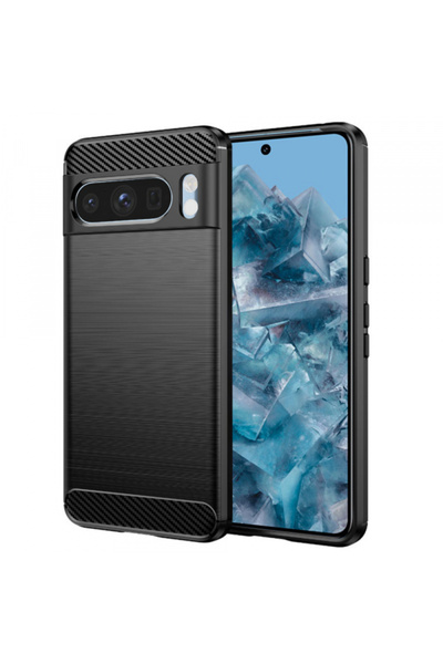 Google Husa pentru Pixel 8 Pro, Techsuit, Carbon, Neagra