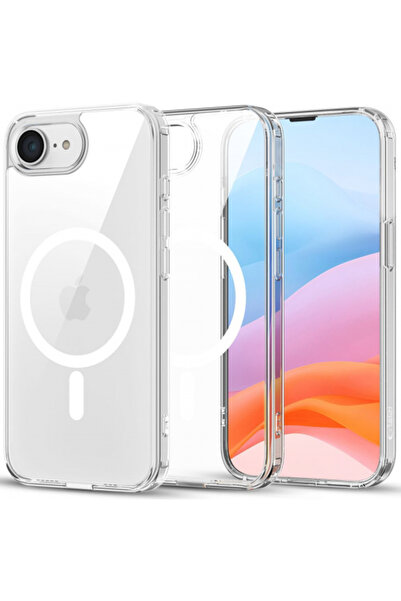 Apple MagSafe case for iPhone 16e, Tech-Protect, Flexair Hybrid, Transparent