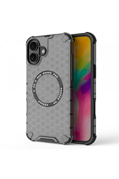 Apple Θήκη MagSafe για iPhone 16, Techsuit, Honeycomb Shield, Μαύρη