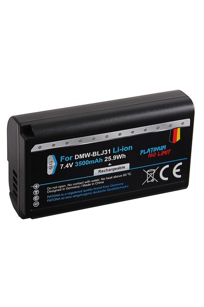 Patona Baterie Platinum DMW-BLJ31 3500mAh înlocuiește Panasonic Lumix DC-S1 DC-S1R DC-S1H-1319