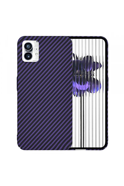 NOTHING Husa pentru Phone (1), Techsuit, Carbonite FiberShell, Mov