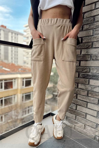 Qaju Women's Leggings Fleece Stretch Fabric Pants