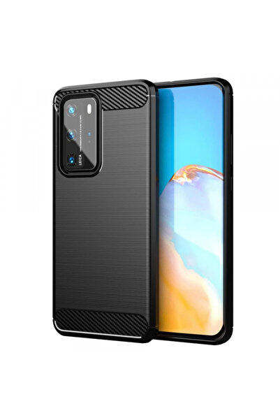 Huawei Husa pentru P40 Pro, Techsuit, Carbon, Neagra