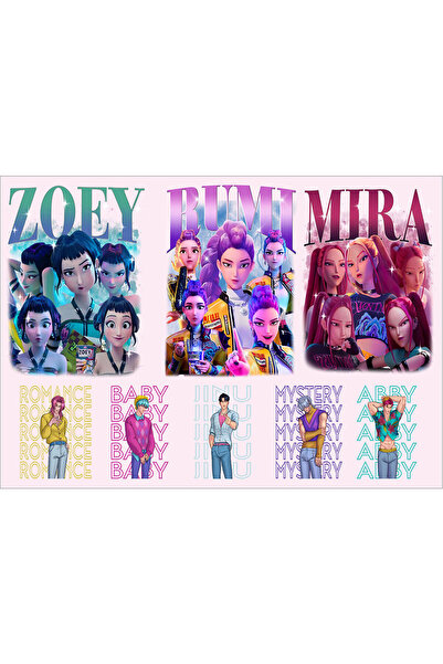 VIODESIGN Fototapet Copii, autoadeziv, KPOP Demon Hunter , multicolor,120x200 cm CO453