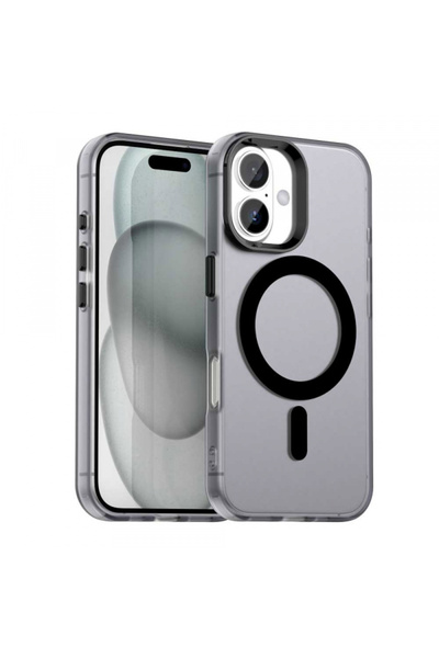 Apple Husa MagSafe pentru iPhone 17, Techsuit, CandyCase, Neagra