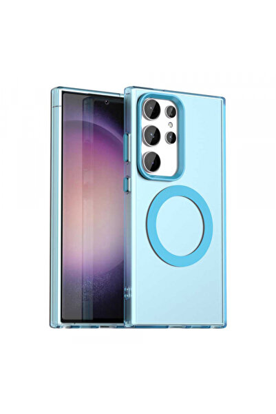 Samsung Θήκη MagSafe για Galaxy S24 Ultra S928, Techsuit, CandyCase, Μπλε