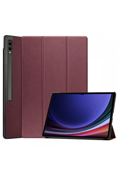 Samsung Case for Galaxy Tab S8 Ultra, Techsuit, FoldPro, Red