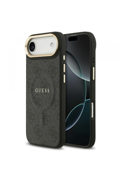 Apple Husa MagSafe pentru iPhone 17 Air, Guess, 4G Classic, Neagra